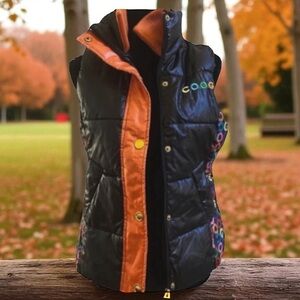 Vtg. HTF Coogi Puffer Vest~Excellent Fab Condition~ size Medium
